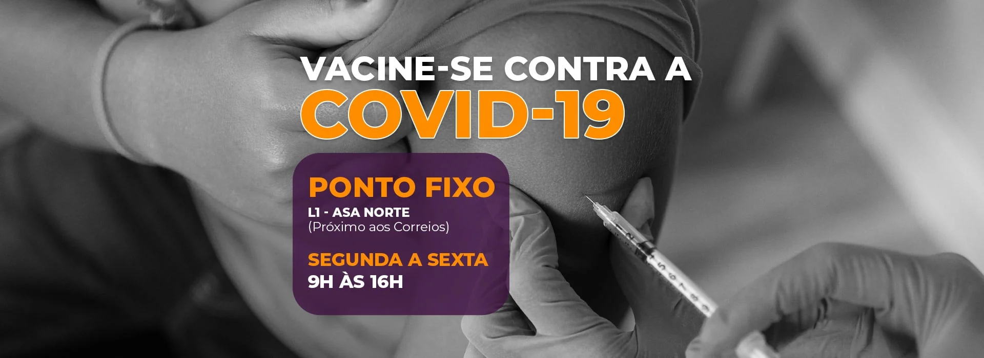 Vacinação Covid-19 | ponto fixo