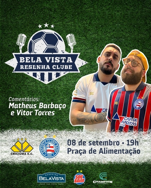 Estacionamento gratuito para sócios do Bahia em dia de jogo em casa -  Shopping Bela Vista